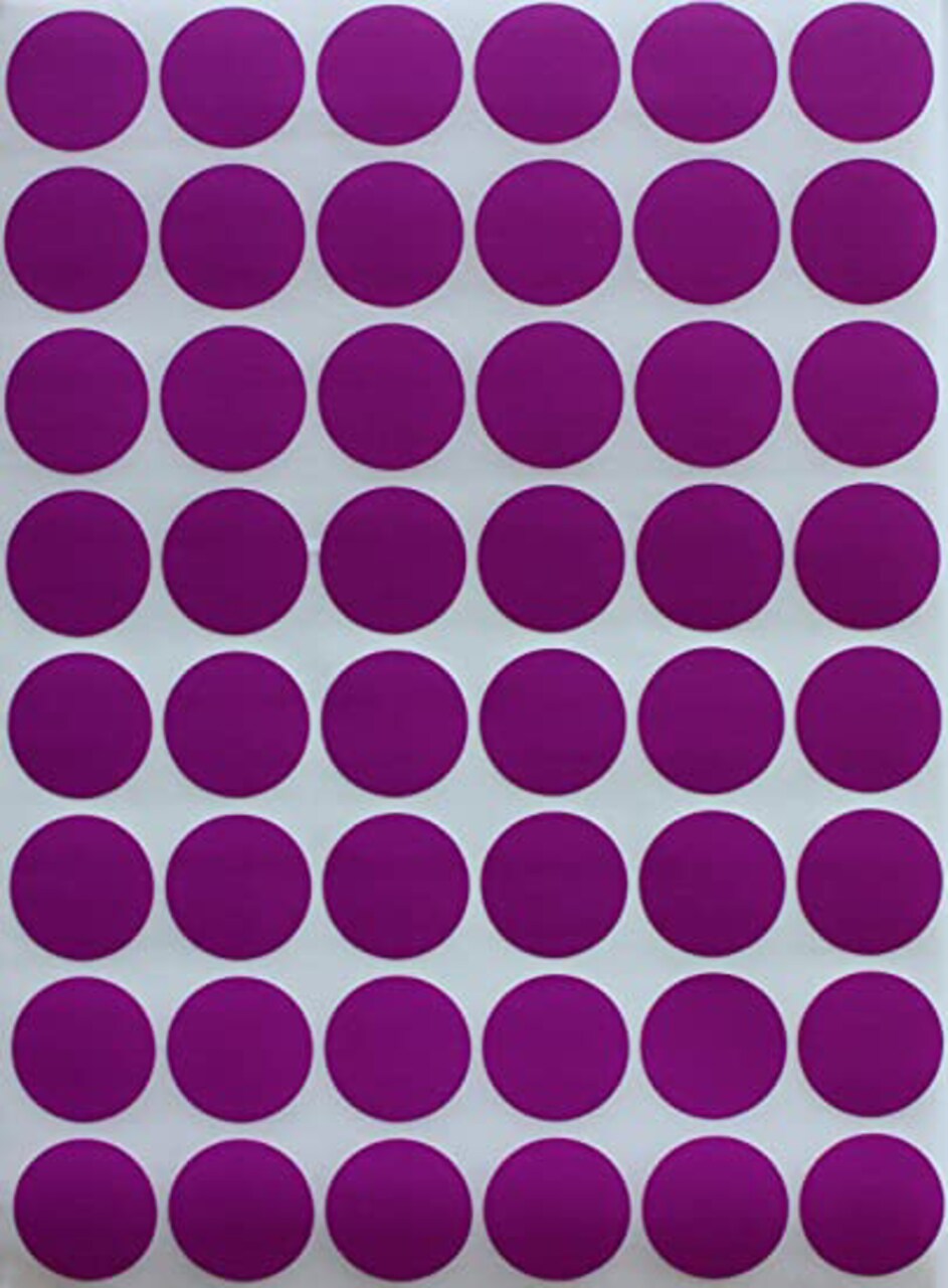 Dot Stickers 25 Sheets 3/4" (19mm) – 1280 Pack | Color Coding, Organizing & Craft Labels